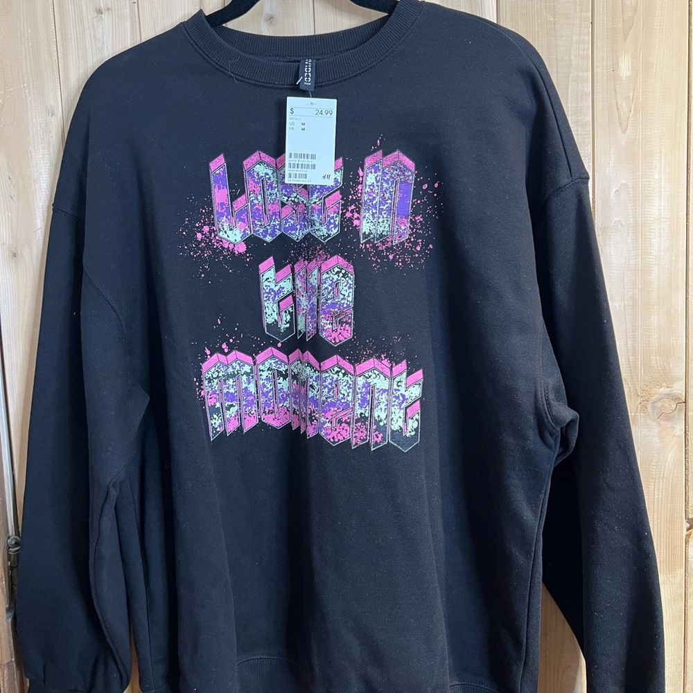 NWT - H&M Black Sweater (M)
